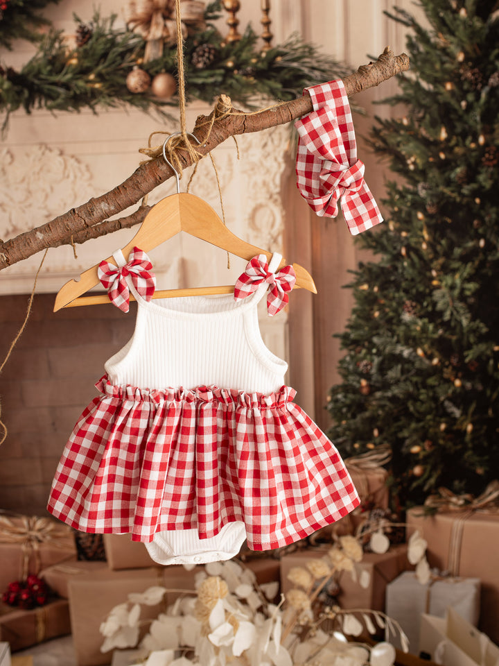 Gingham Giggles Romper
