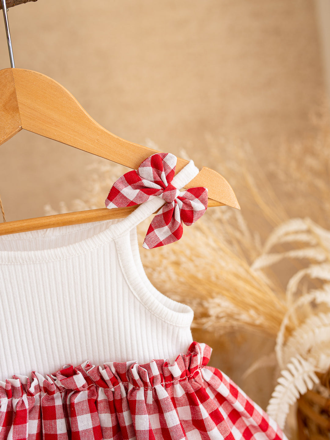 Gingham Giggles Romper