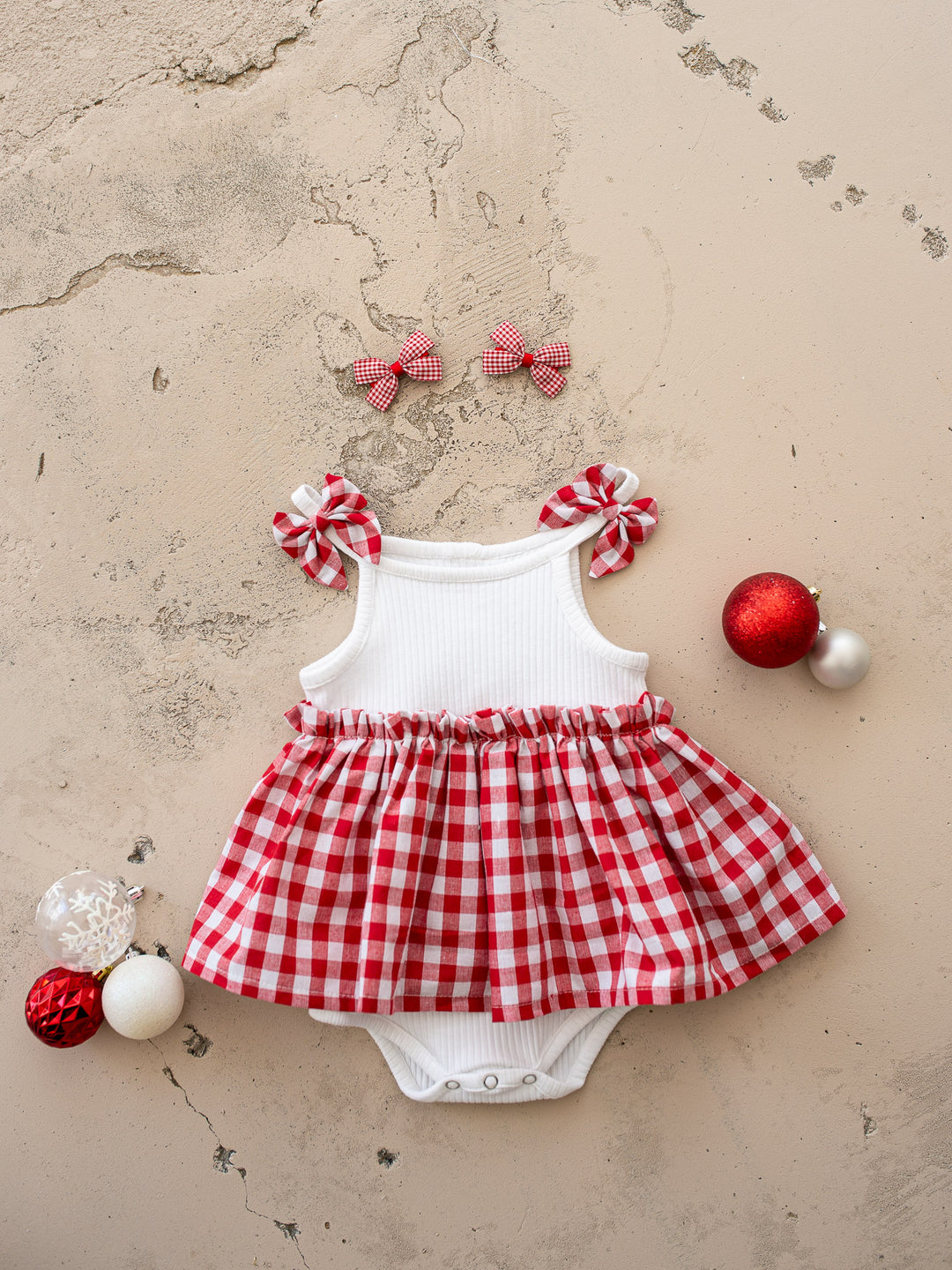 Gingham Giggles Romper