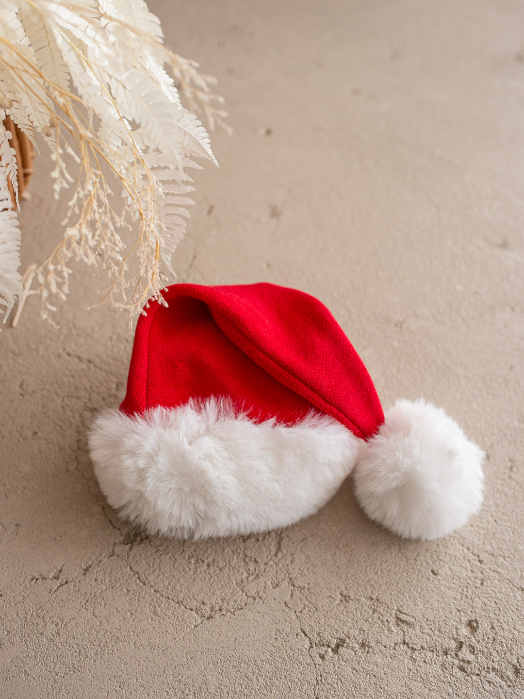Knitted Fluffy Santa Hat