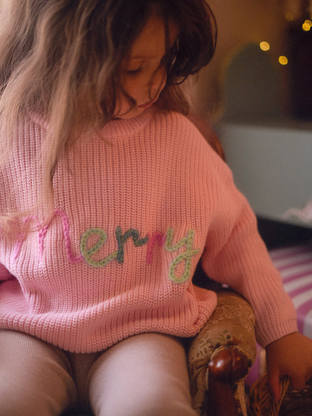 Merry Sweater - Baby Pink