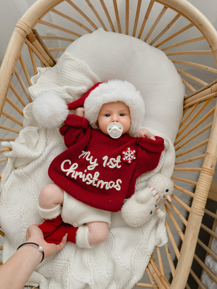 My 1st Christmas Sweater - Red
