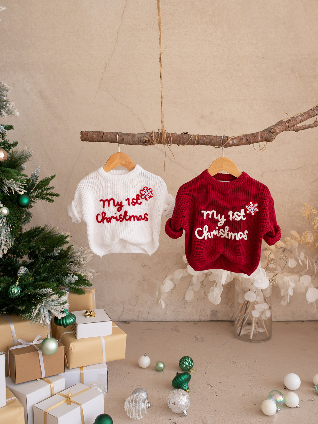 My 1st Christmas Sweater - Red