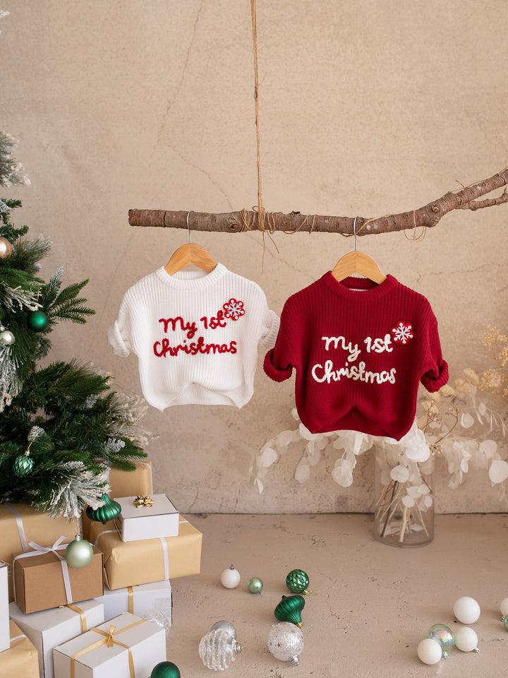 My 1st Christmas Sweater - Red