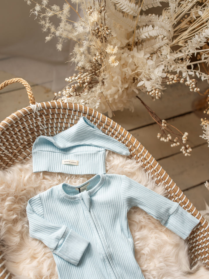 Forever Loved Onesie - Ice Blue For Boys