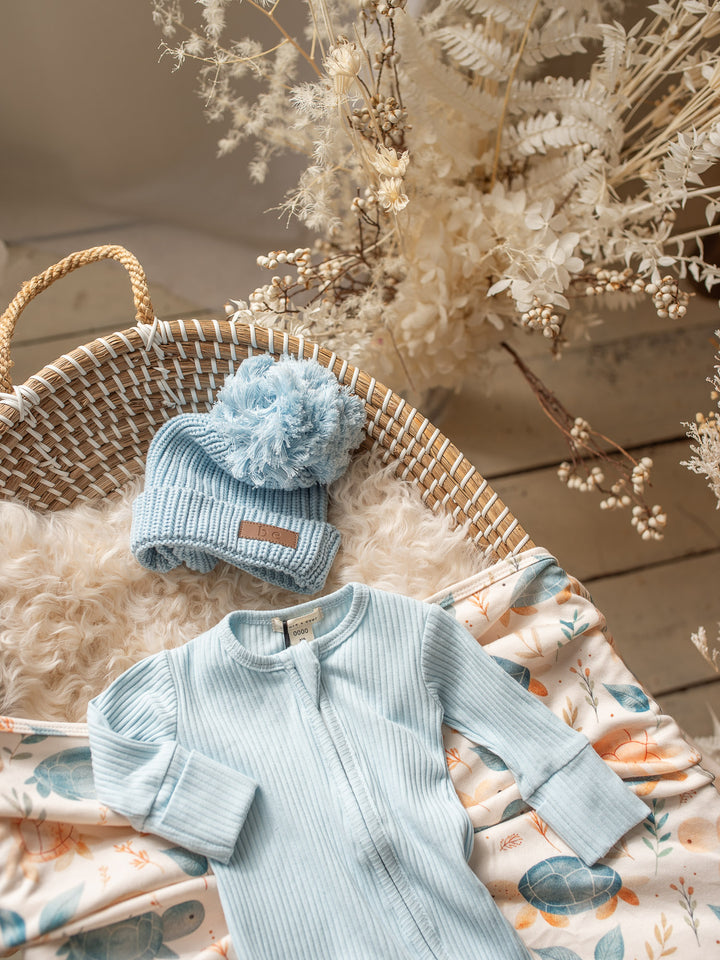 Forever Loved Onesie - Ice Blue For Boys