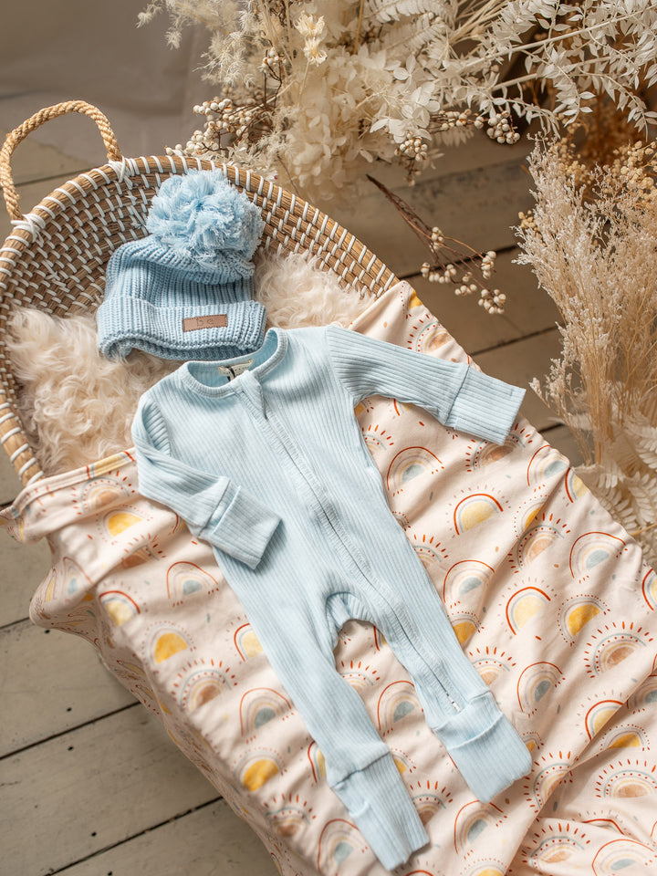 Forever Loved Onesie - Ice Blue For Boys