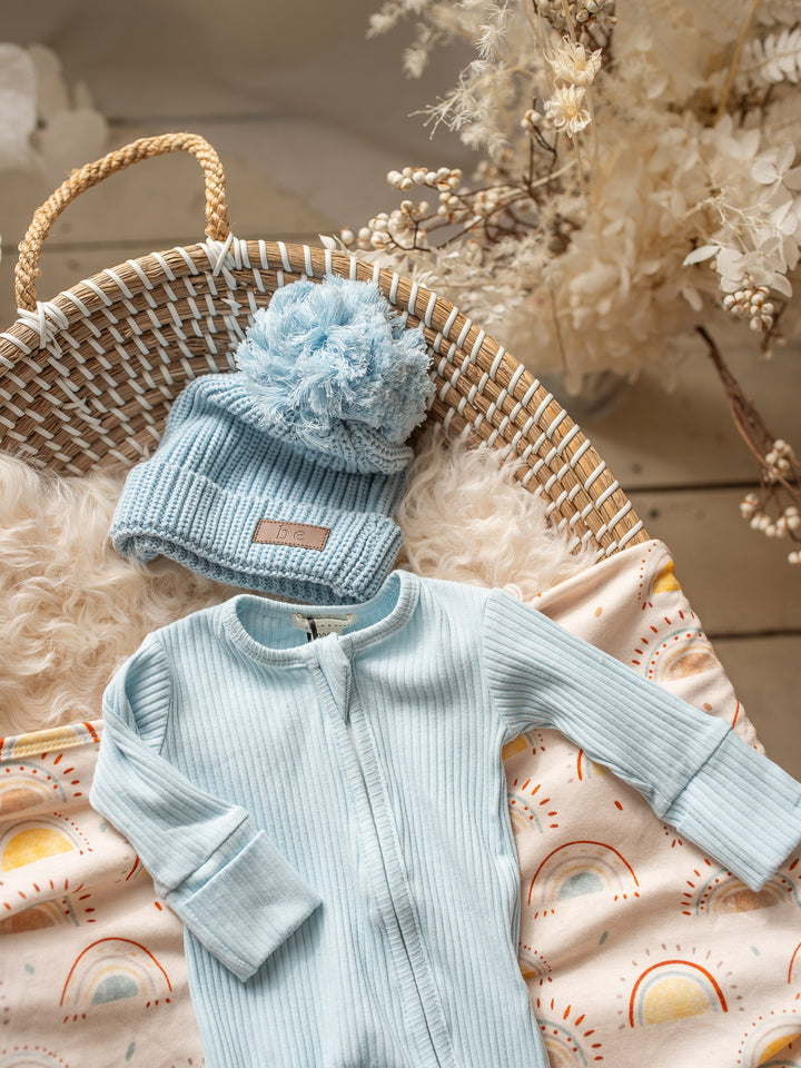 Forever Loved Onesie - Ice Blue For Boys