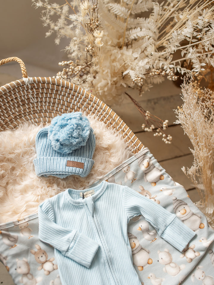 Forever Loved Onesie - Ice Blue For Boys