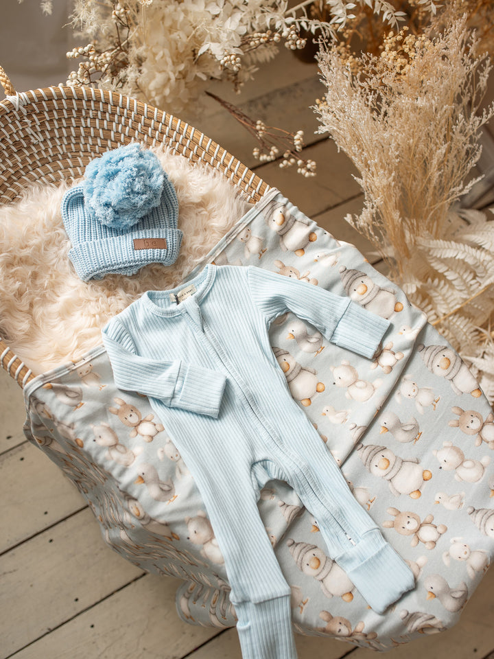 Forever Loved Onesie - Ice Blue For Boys