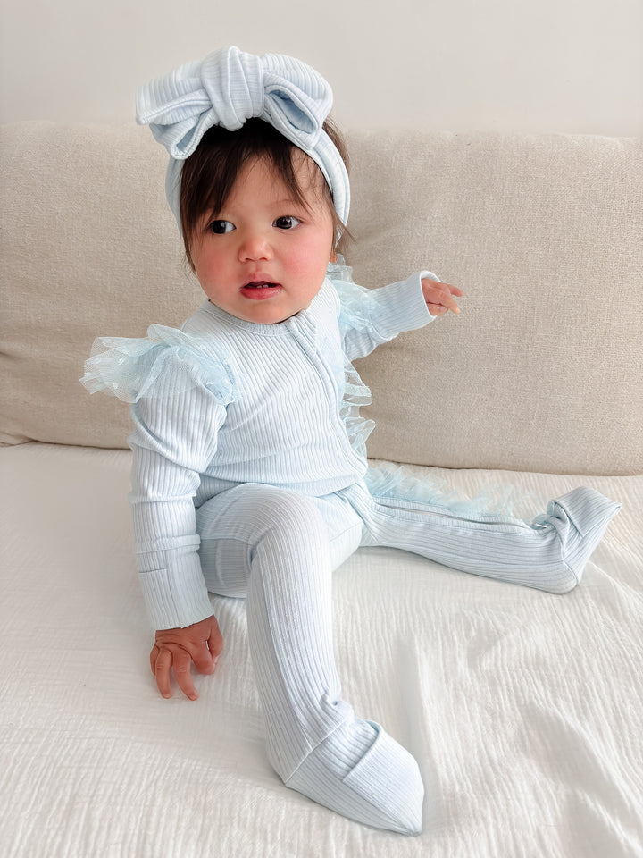 Forever Loved Onesie - Ice Blue For Girls