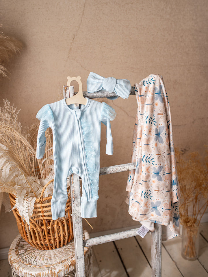 Forever Loved Onesie - Ice Blue For Girls