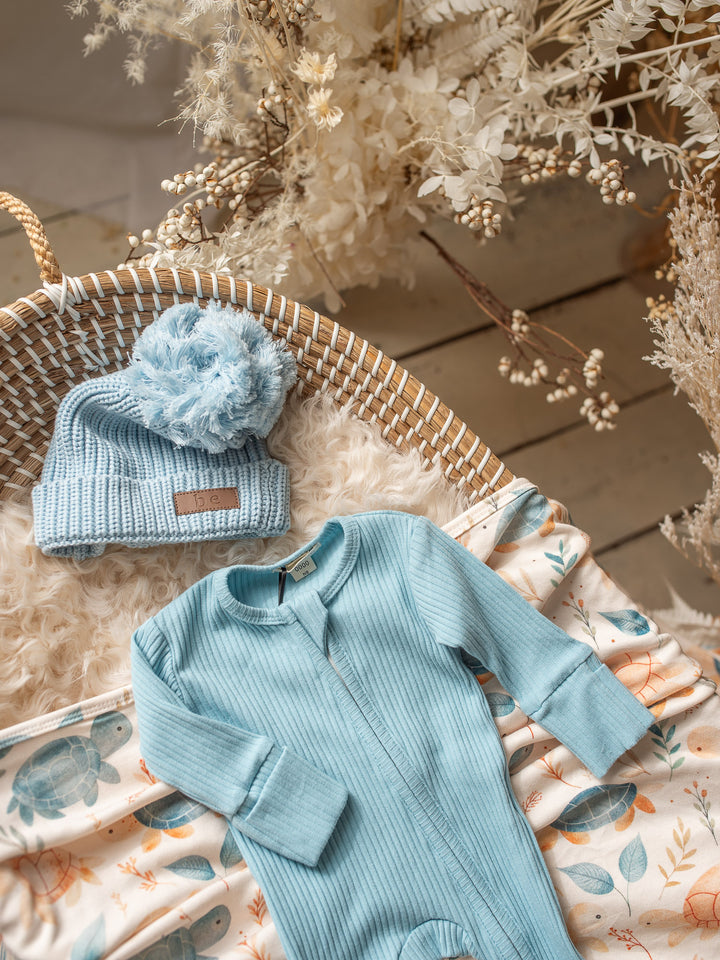 Forever Loved Onesie - Sky Blue For Boys