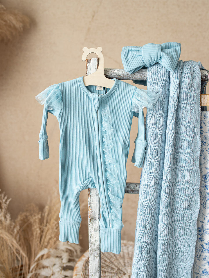 Forever Loved Onesie - Sky Blue For Girls