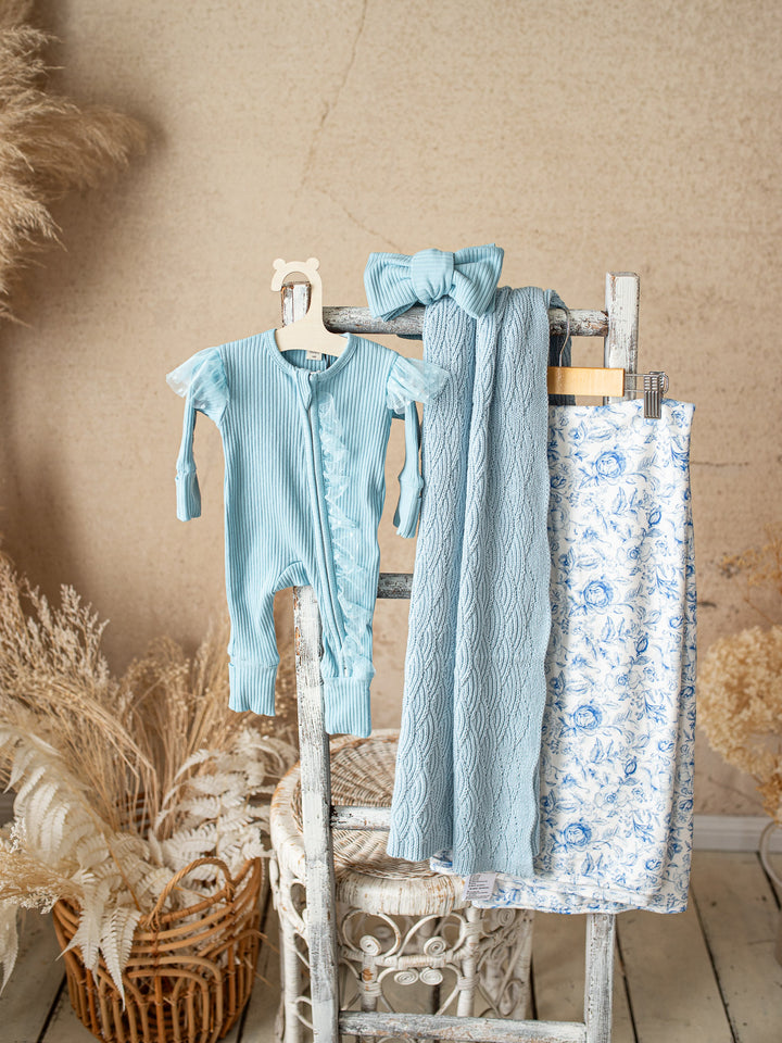 Forever Loved Onesie - Sky Blue For Girls