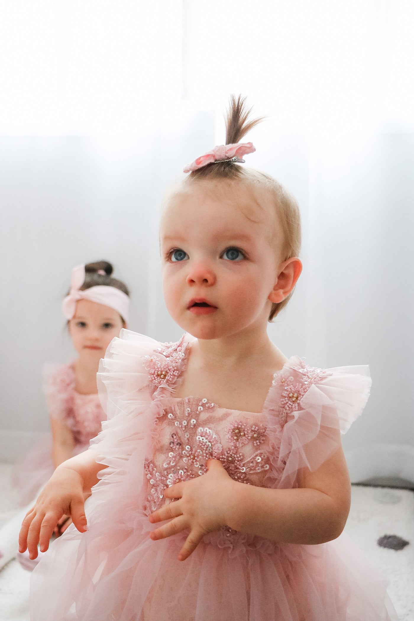 A Little Extra Pink Sequin Tutu Romper Dress | Before & Ever