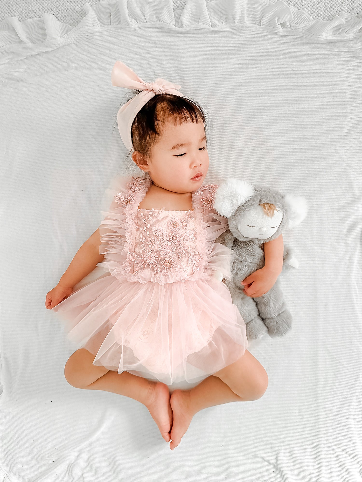 Baby Girl First Birthday Sequin Tutu Romper Dress, A Little Extra