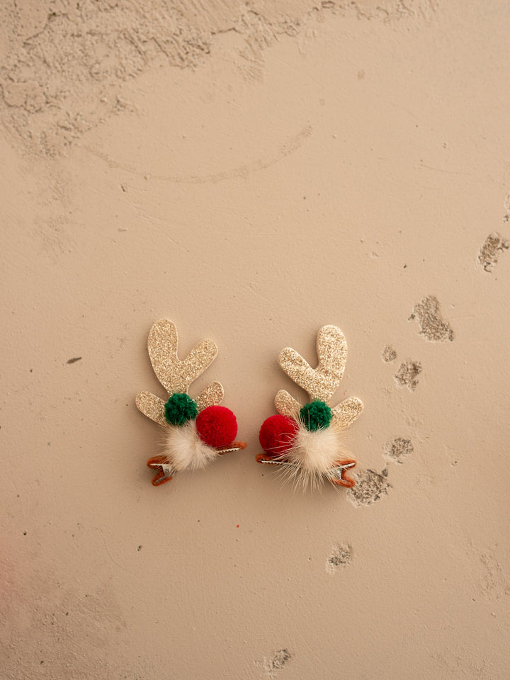 Reindeer Hair clips