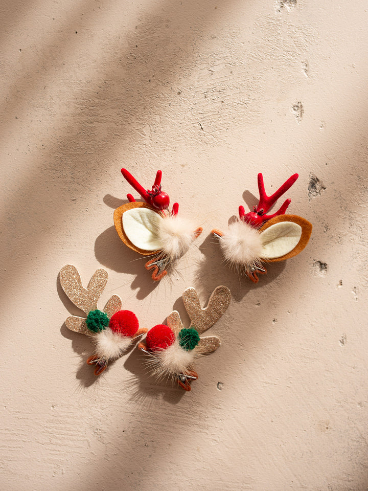 Reindeer Hair clips