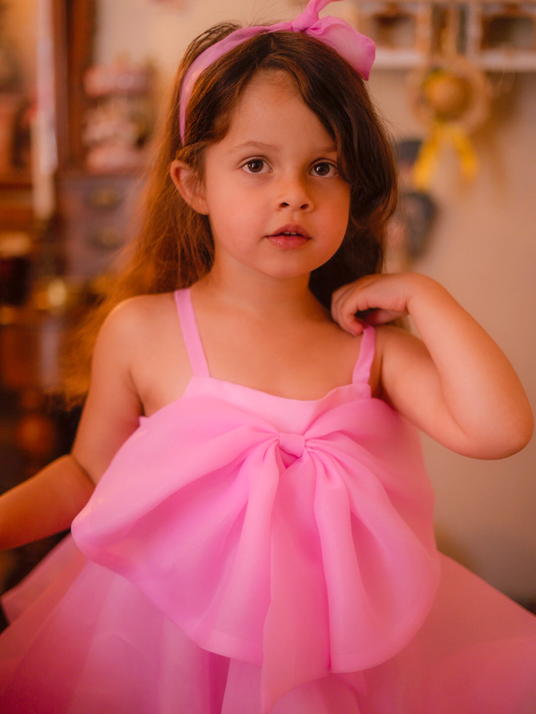 Love In Full Bloom Dress - Hot Pink