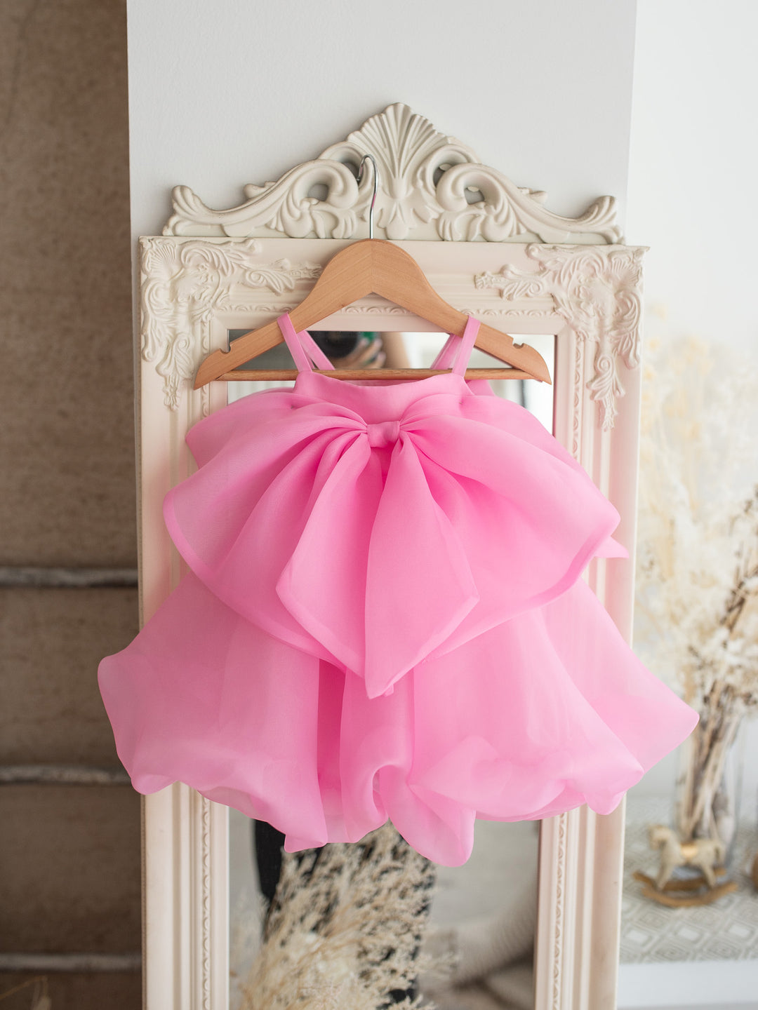 hot pink baby girl dress LEMON LOVES LAYETTE Girls Pink Pima Cotton Dress