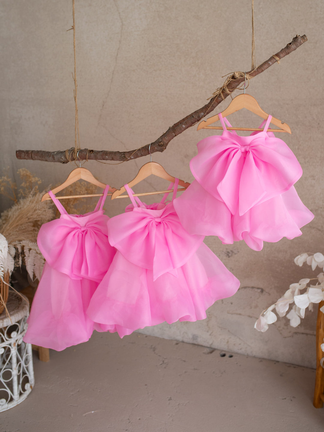 Love In Full Bloom Dress - Hot Pink