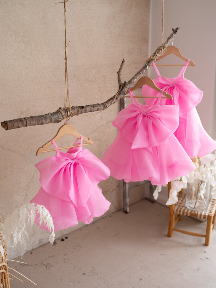 Love In Full Bloom Dress - Hot Pink