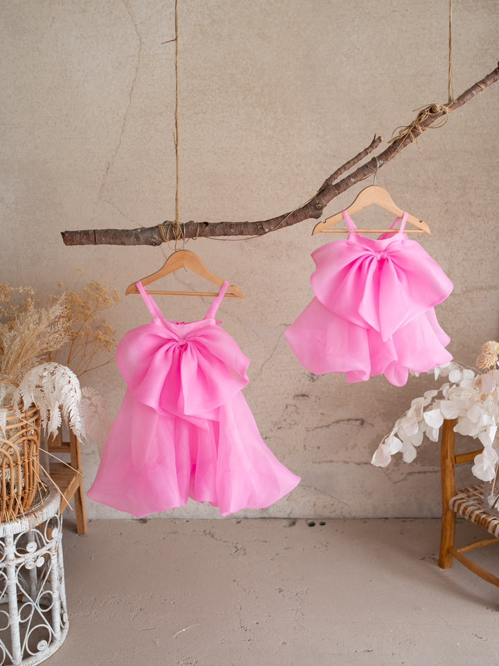 Love In Full Bloom Dress - Hot Pink