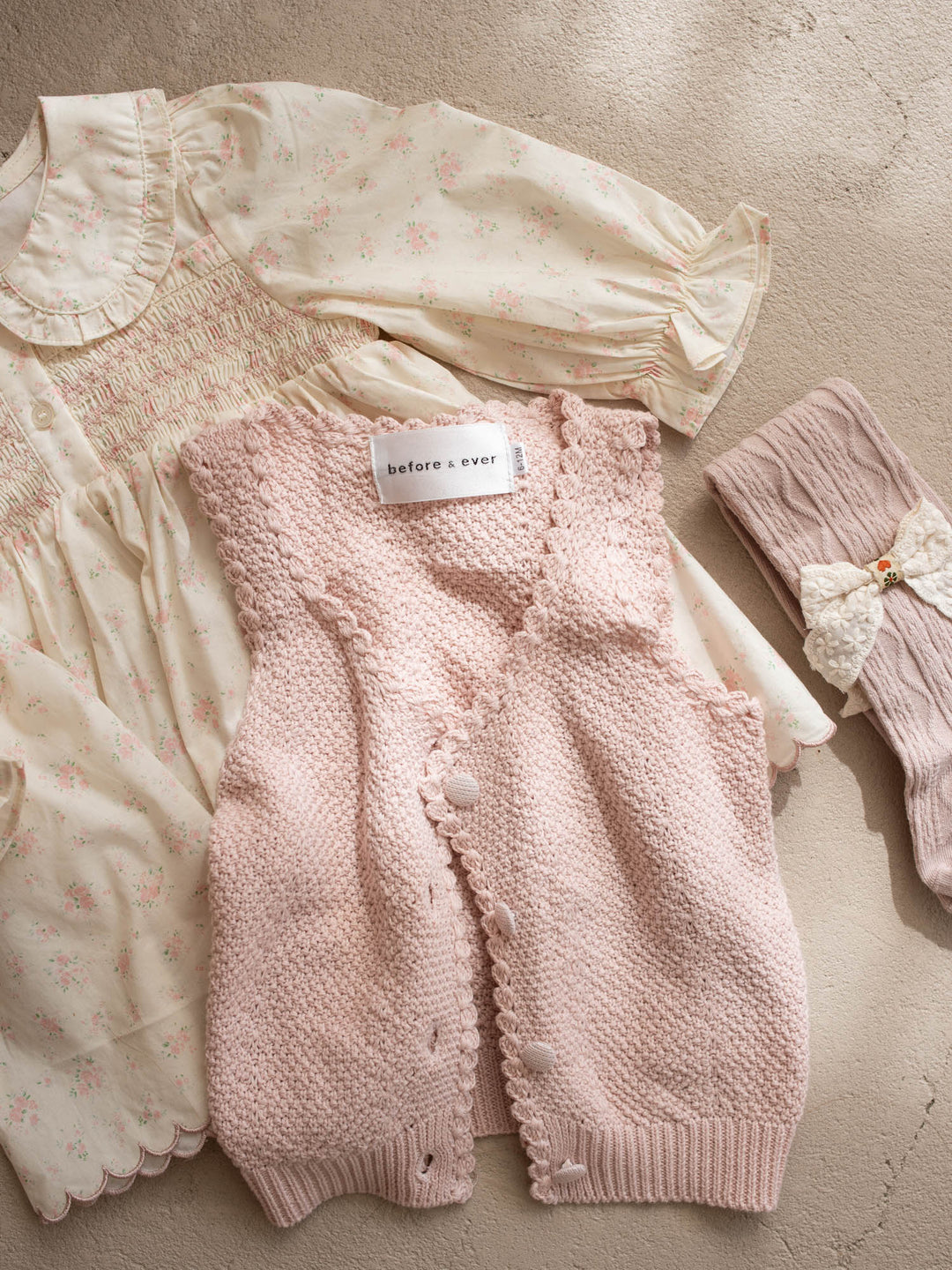 Arden Knit Vest - Soft Pink