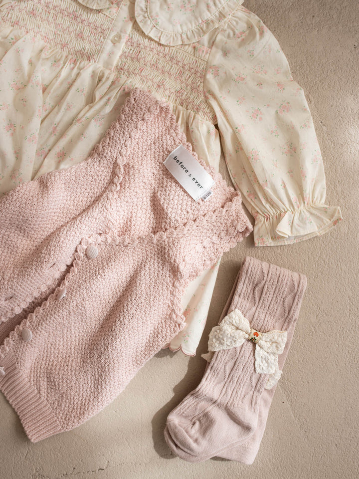 Arden Knit Vest - Soft Pink