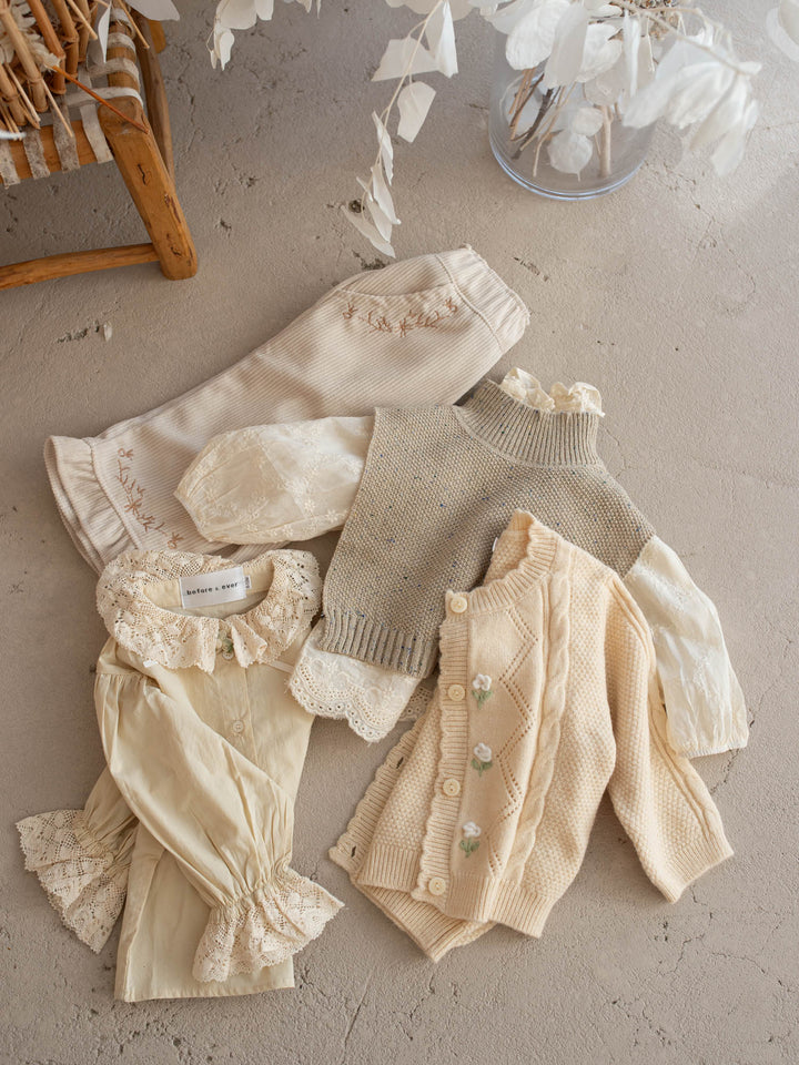 Elara Cord Pants - Oatmeal