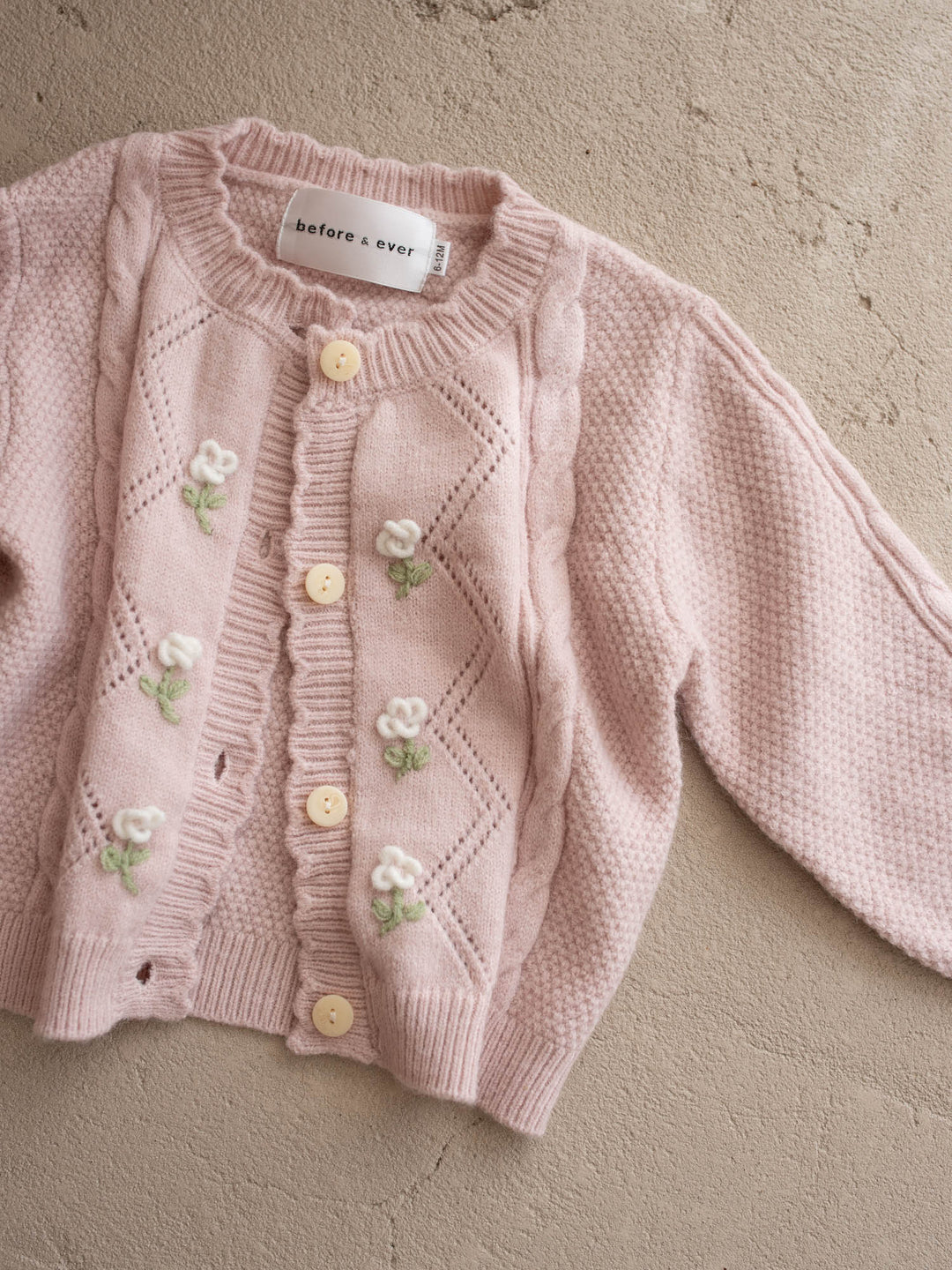 Elowen Mae Cardigan – Dusty Pink