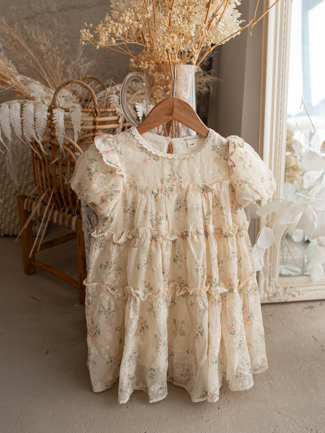 Girl's Cotton Lace Dress Lou Lou