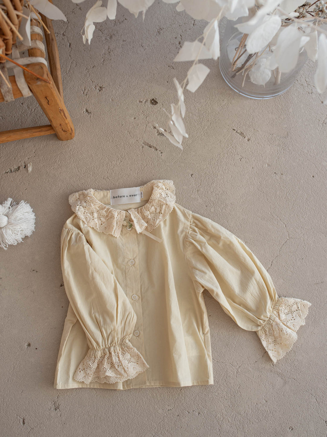 Celine Rue Blouse - Buttercream