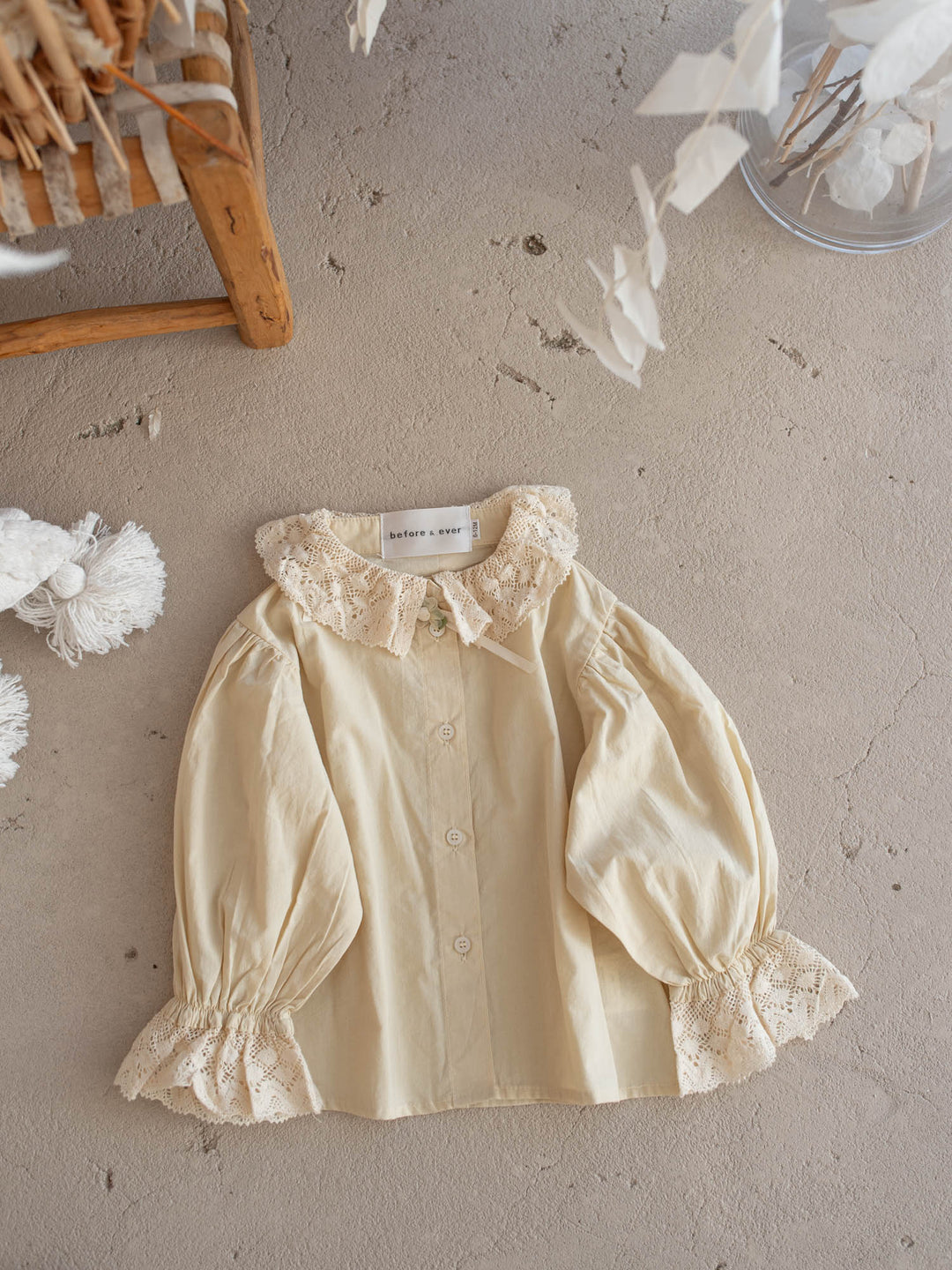 Celine Rue Blouse - Buttercream