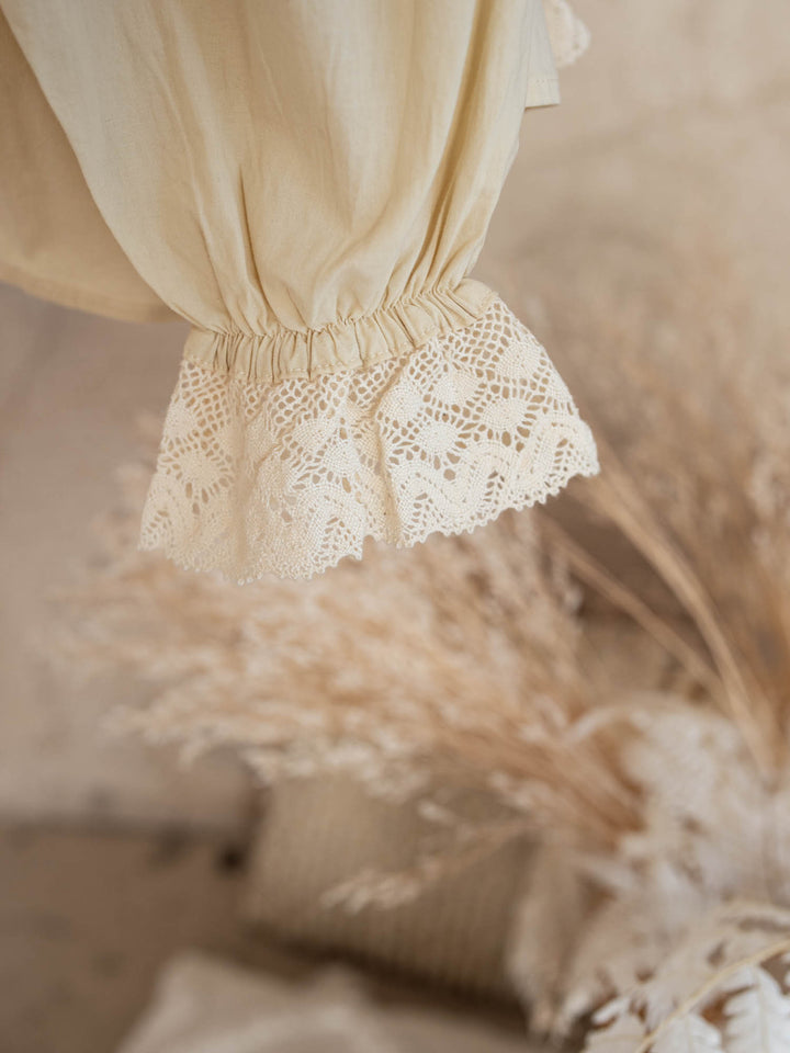 Celine Rue Blouse - Buttercream