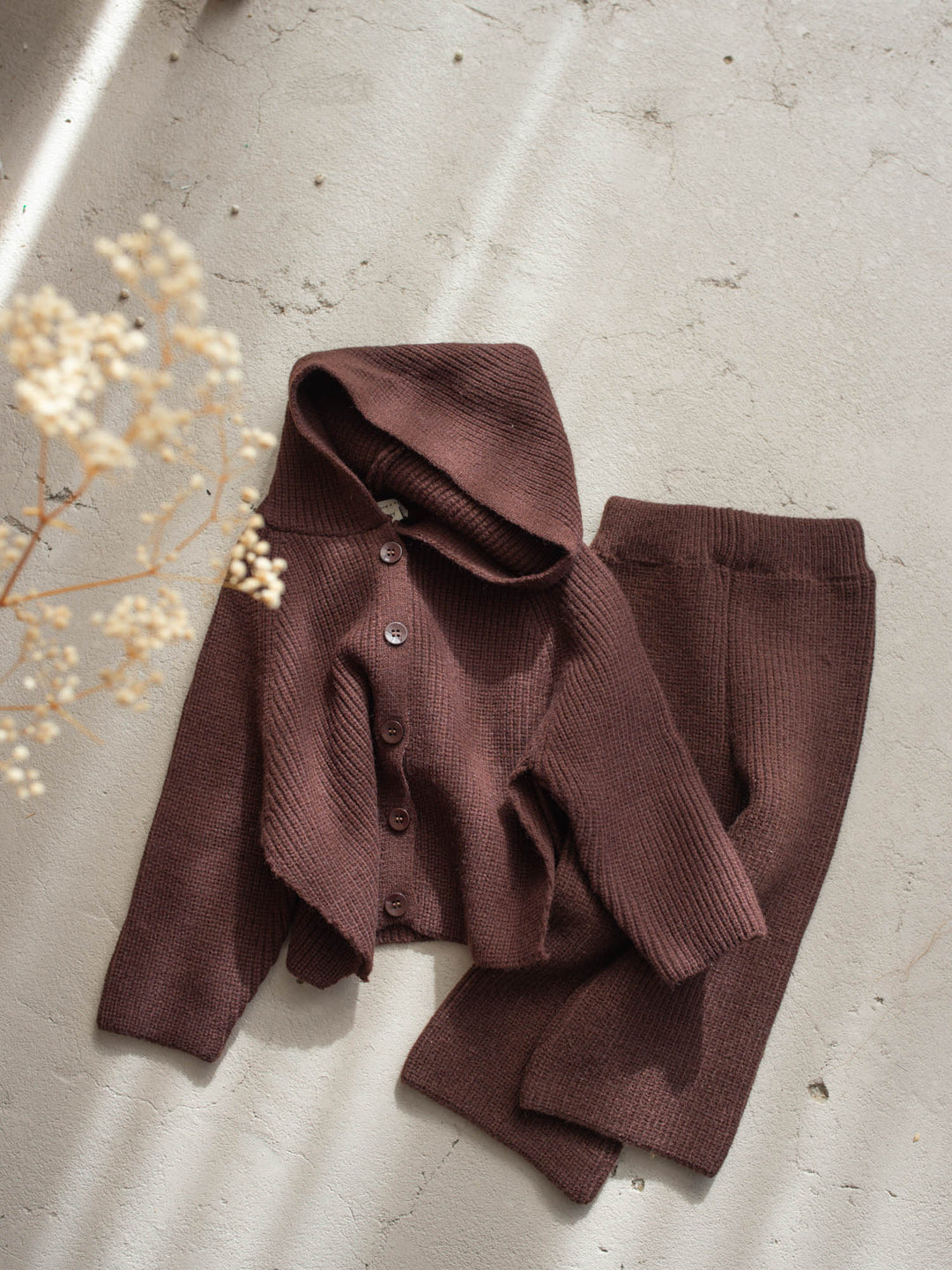 Sunday Muse Knit Set – Dark Chocolate
