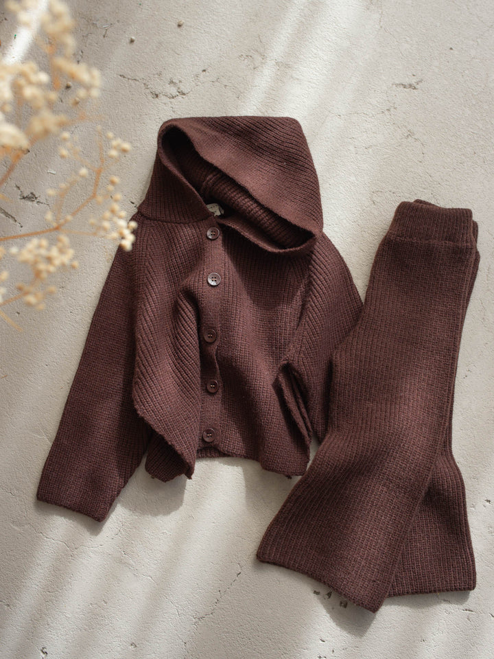 Sunday Muse Knit Set – Dark Chocolate