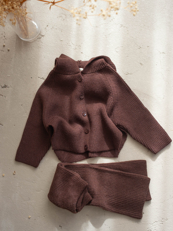 Sunday Muse Knit Set – Dark Chocolate