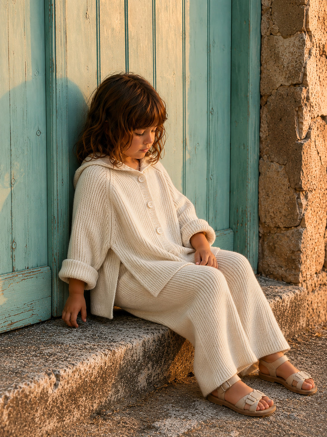 Sunday Muse Knit Set – Cream