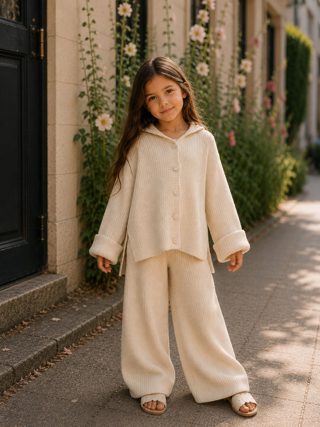 Sunday Muse Knit Set – Cream
