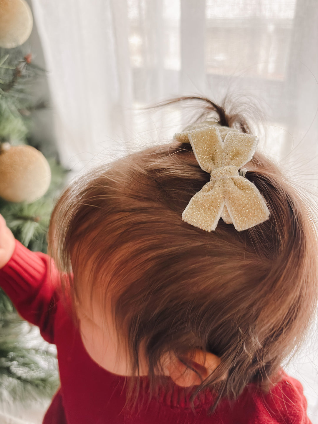 Lilou Bow Hair Clips - Gold