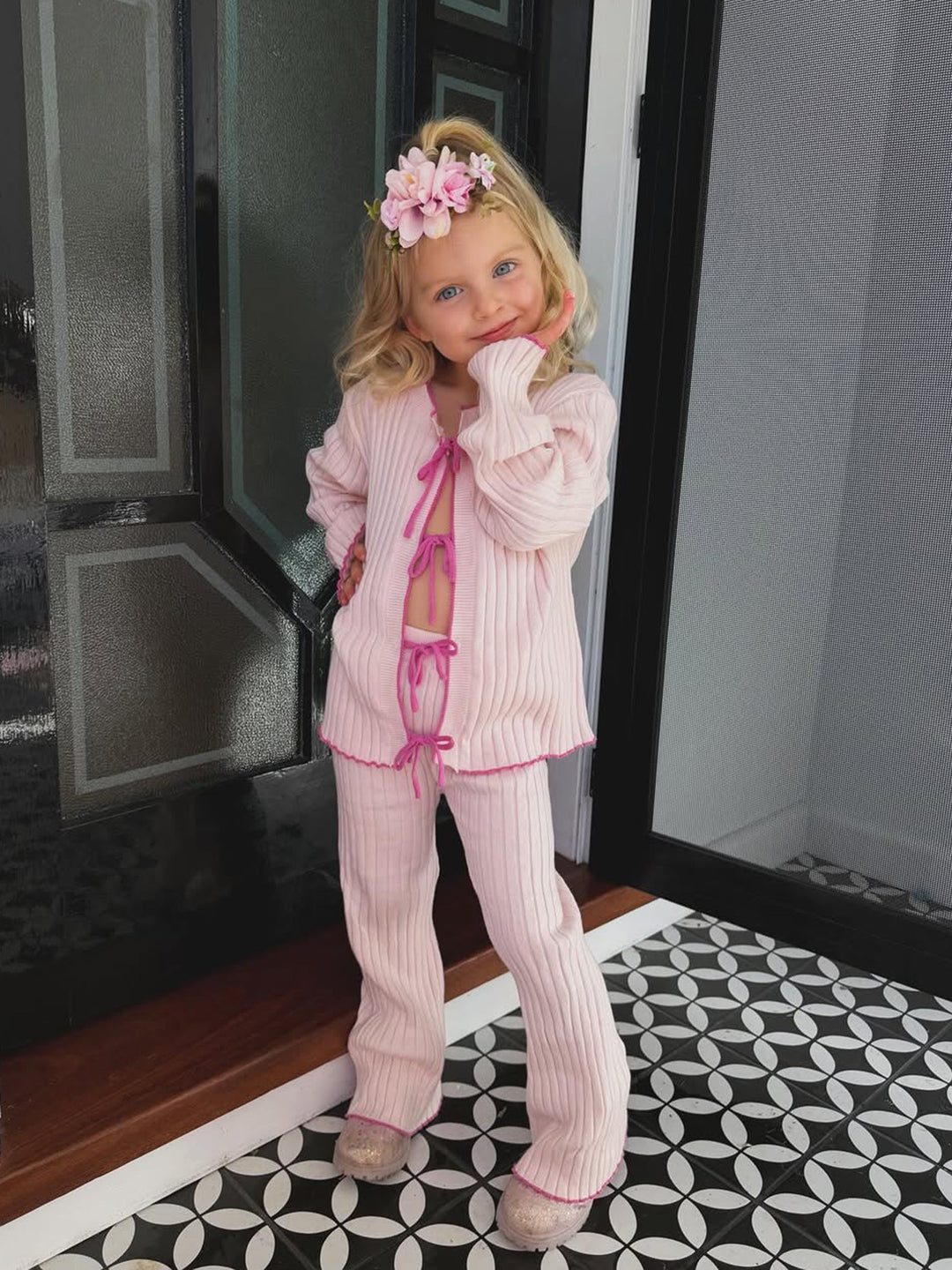 Tied With Love Cardigan & Pants Set