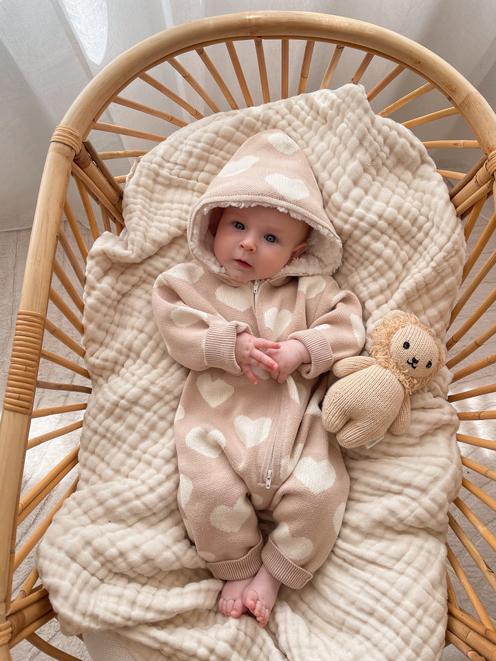 Lovebug Winter Jumpsuit - Beige