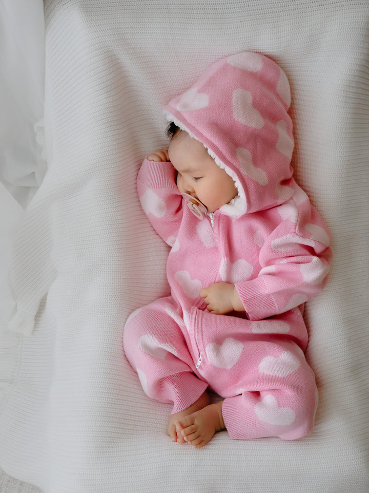 Lovebug Winter Jumpsuit - Pink