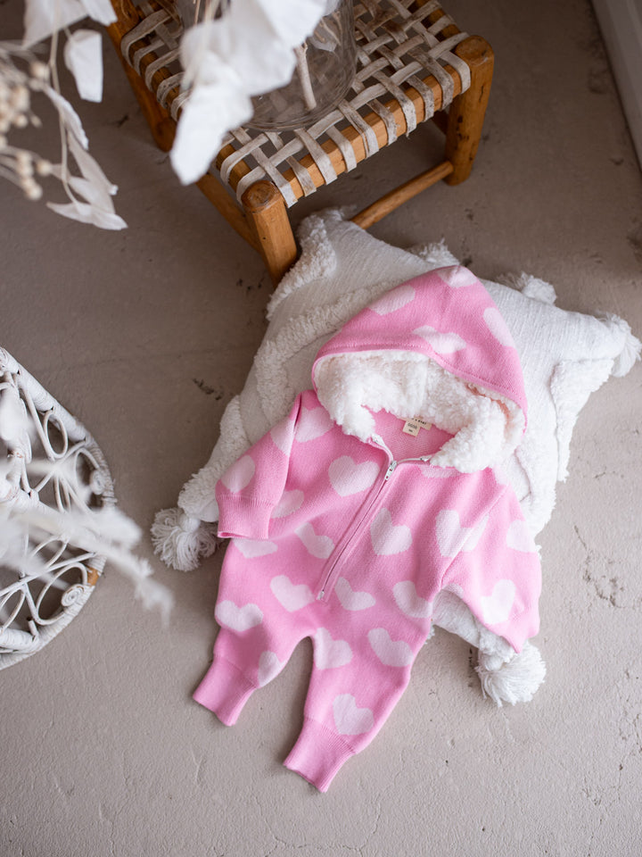 Lovebug Winter Jumpsuit - Pink