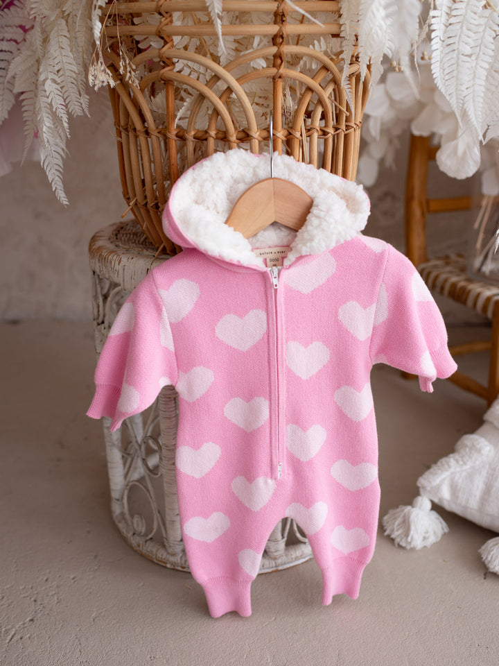 Lovebug Winter Jumpsuit - Pink