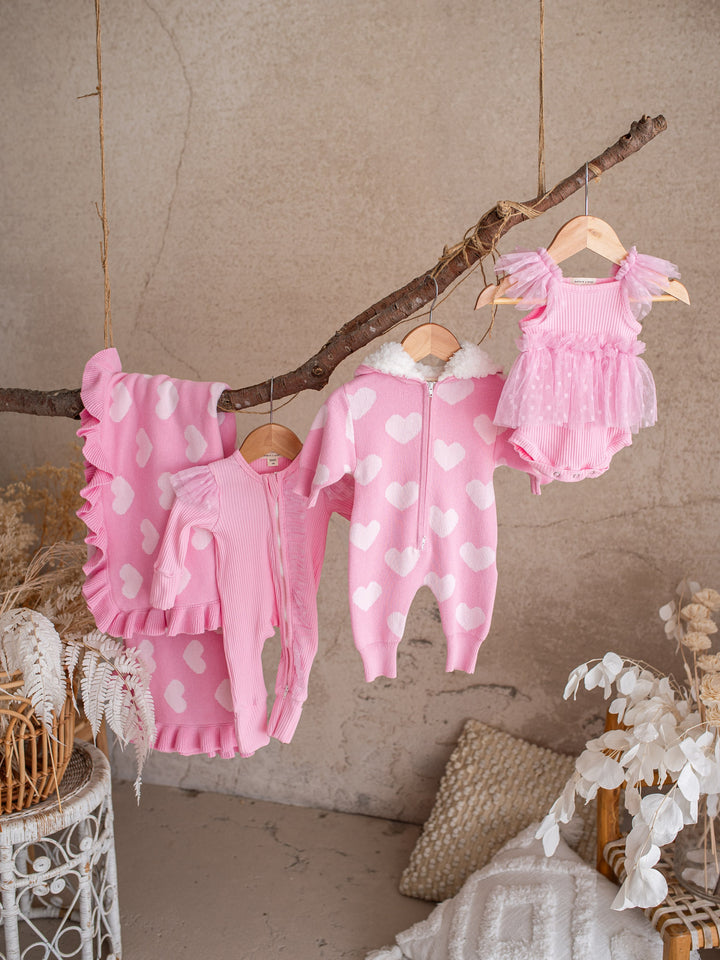 Lovebug Winter Jumpsuit - Pink