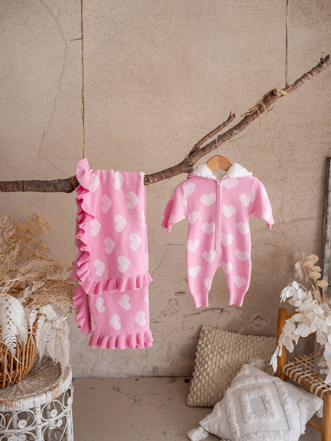 Lovebug Winter Jumpsuit - Pink