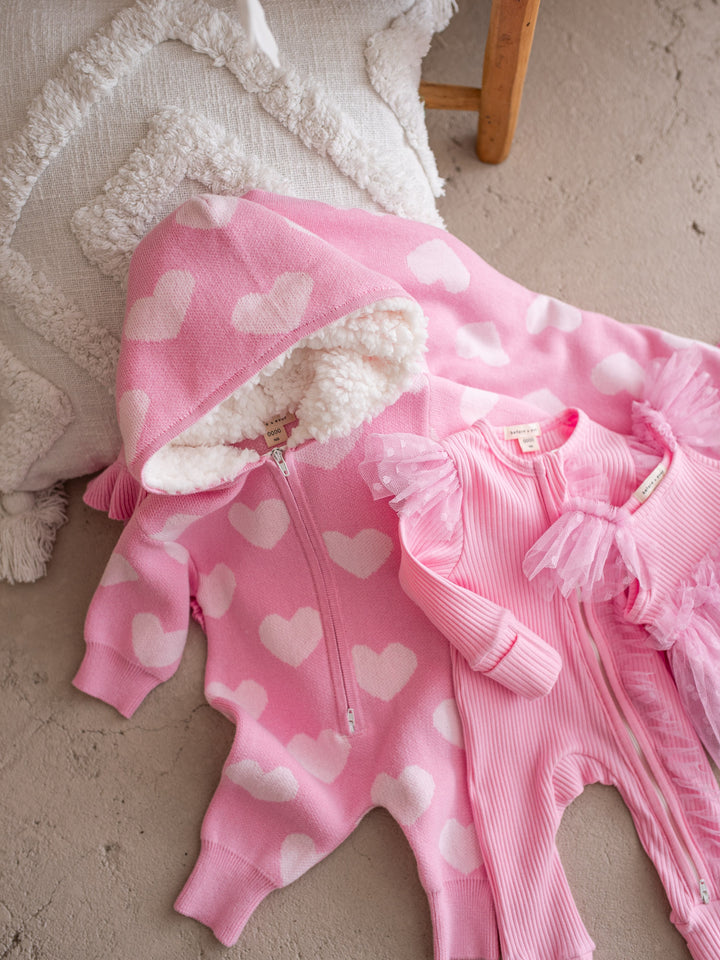 Lovebug Winter Jumpsuit - Pink